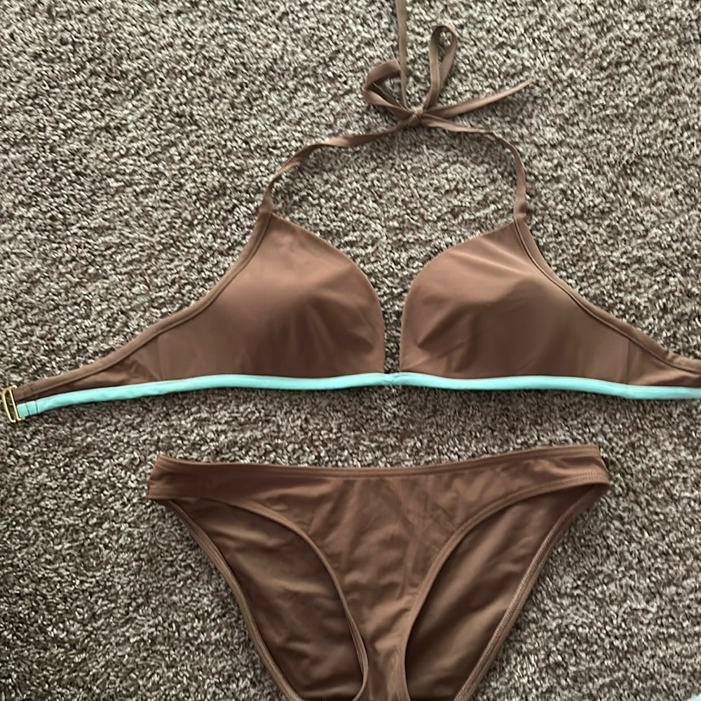 Victoria’s Secret Brown/Teal bikini